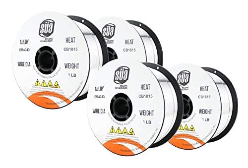 ER4043 - MIG Aluminum Welding Wire - 1 Lb x 0.035" - Walmart.com