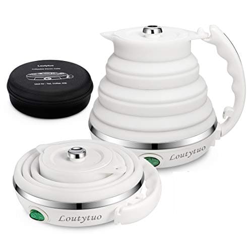 Travel Foldable Electric Kettle Portable Silicone Foldable Electric ...