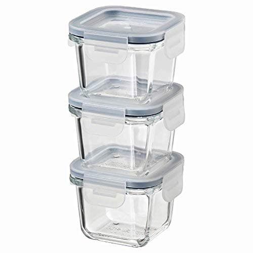IKEA 365+ Glass Food Container with Bamboo Lid