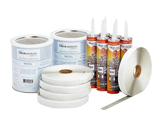Dicor 401CK-G Rv Roof Installation Kit Gray - Walmart Business Supplies