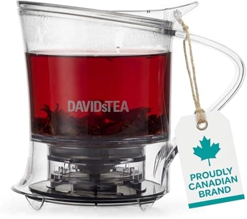 Double Walled Glass Nordic Mug with Infuser – DAVIDsTEA