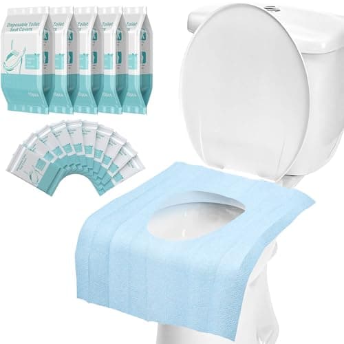 Amazon.com : 10 Pcs Toilet Seat Covers Disposable Travel Toilet Seat ...