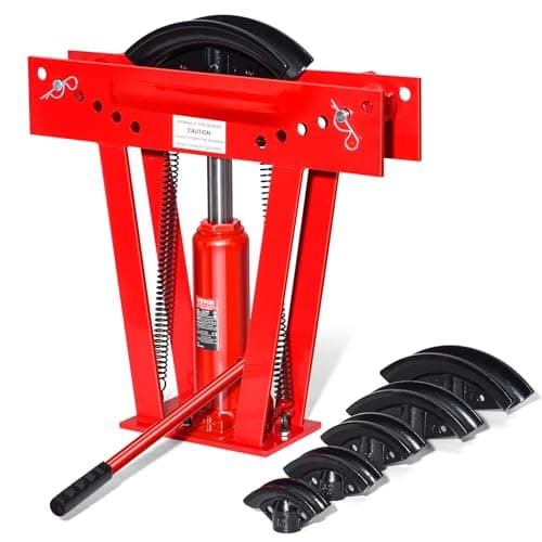 VEVOR 12 Ton Exhaust Tubing Bender 1/2 Inch Square Hydraulic Hand Pump ...
