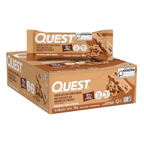 Quest Nutrition Chocolate Chip Cookie Dough Protein Bar - Best Picks & Reviews by InceptionAI