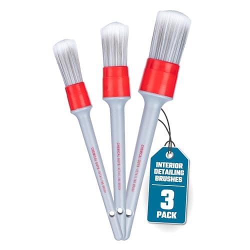 Chemical Guys ensemble de brosses en poils de sanglier pour le détaillage