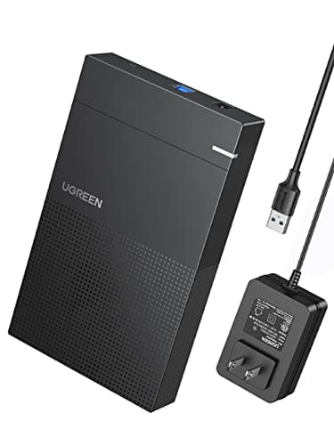 Amazon.com: UGREEN External Hard Drive Enclosure for 3.5 2.5 Inch ...
