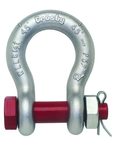 3/8'' Electro Galvanized G2130 Bolt Type Anchor Shackles Bow Shackle ...