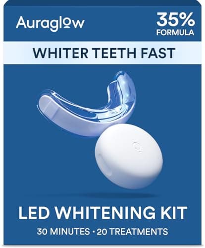 Auraglow Teeth Whitening Kit | Whitening Kit With LED Light | LED Teeth ...