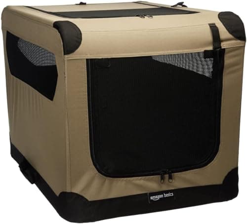 AmazonBasics Portable Folding Soft Dog Travel Crate