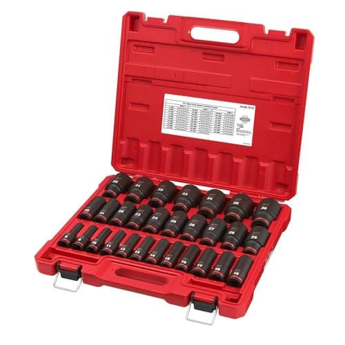 Milwaukee Shockwave Impact Duty Deep Well Socket Set