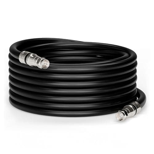 THE CIMPLE CO - RG-11 Coax Cable - F Type Compression Connector -Black ...