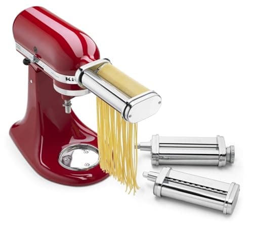 KitchenAid KSMPRA 3-Piece Pasta Roller and Cutter Set