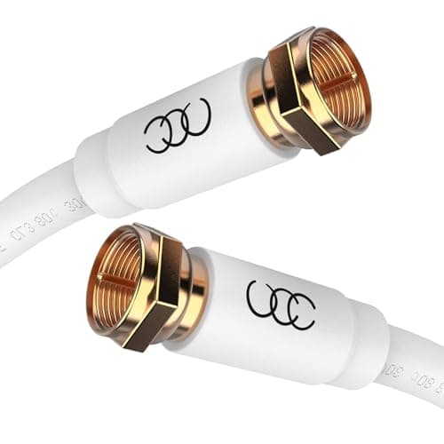 Ultra Clarity Cables Coaxial Cable, Triple Shielded RG6 Coax Cable for ...