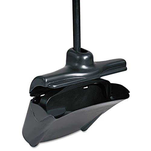 Rubbermaid Commercial Lobby Pro pelle à poussière verticale avec couvercle à ouverture et fermeture automatiques