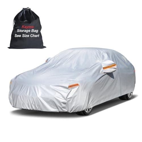 Kayme 6 Layers Minivan Car Cover Waterproof All Weather for Automobiles ...