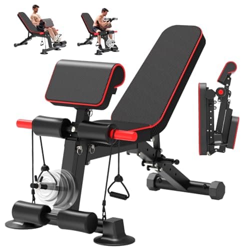 Ethos Utility Olympic Weight Bench Adjustable Flat Incline