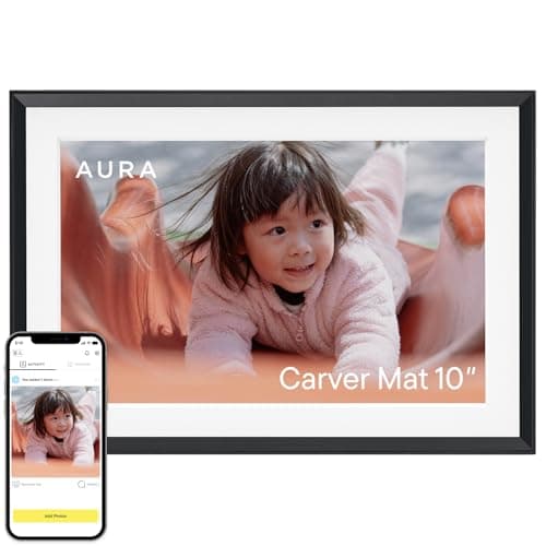 The Aura Carver Luxe Digital Photo Frame Explained for 2022 | Pix-Star