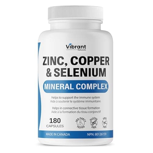 Copper Zinc Selenium (5mg, 40mg, 200mcg) Blend | 60 Tablets | 3 in 1 ...