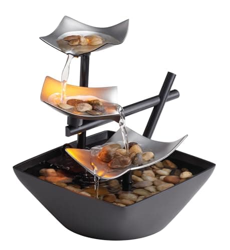 Homedics Envirascape Silver Springs Desktop/Tabletop Indoor Water ...