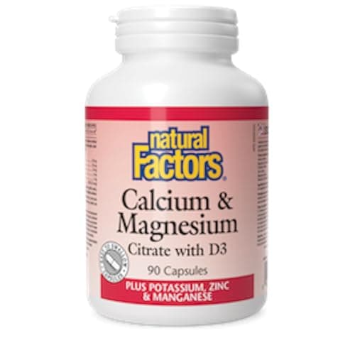 Citrate de calcium et de magnésium avec D3 de Natural Factors