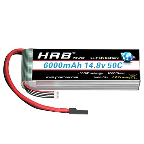 HRB 2PCS 4S 14.8V 1500mAh 100C Lipo Batterie avec XT60 Plug pour RC...