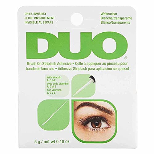 DUO Brush-On Eyelash Adhesive With Vitamins - White/Clear