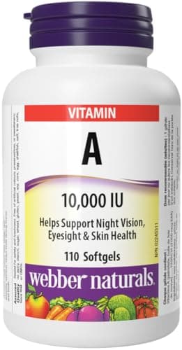 Webber Naturals vitamine A 10 000 UI