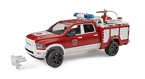 Bruder RAM 2500 Fire Rescue Truck with Light and Sound