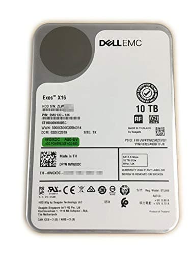 Seagate Exos X16 10TB 7200 RPM SATA 6Gb/s 3.5-Inch Enterprise Hard ...