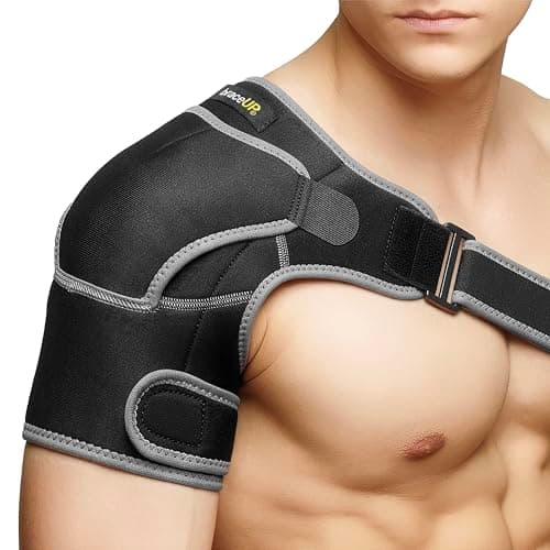 BraceUP Medical Padded Arm Sling for Shoulder Injury, Large Size with ...