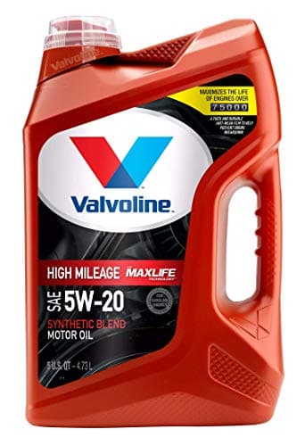 Valvoline High Mileage with MaxLife Technology Synthetic Blend Motor Oil