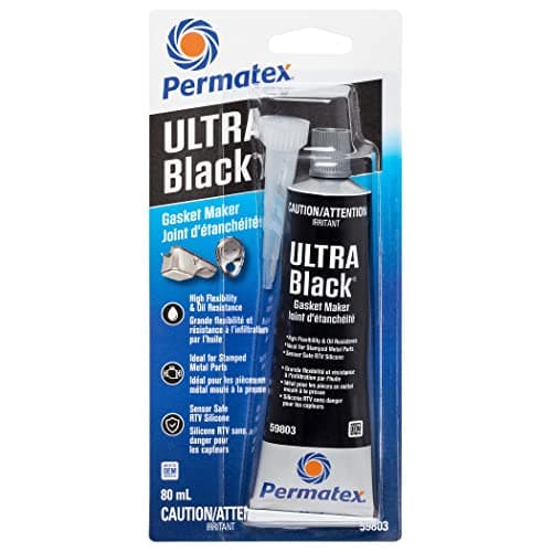 Permatex Black Rubber Sealant Adhesive