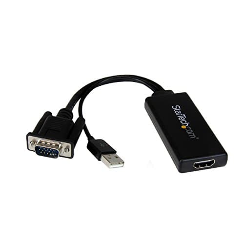 StarTech.com HD2VGAE HDMI to VGA Adapter Converter for Desktop PC ...