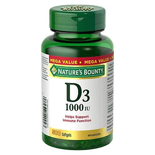 Nature’s Bounty Vitamin D3 2000IU Supplements