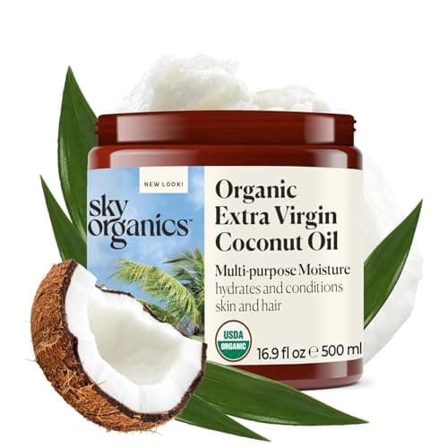 Sky Organics Organic Extra Virgin 100% Pure Unrefined Cold Pressed ...
