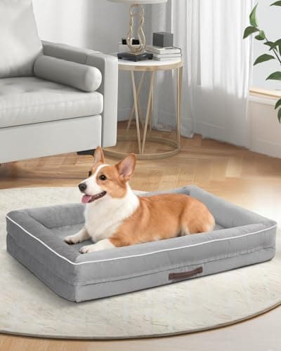 BarksBar Gray Orthopedic Dog Bed – The best durable dog beds!