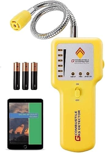 Techamor Y201 Portable Methane Propane Combustible Natural Gas Leak ...