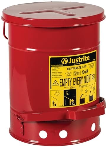 Justrite Oily Waste Can