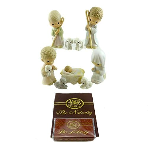 O Come Let Us Adore Him, Deluxe 11-Piece Nativity Set | Christmas ...