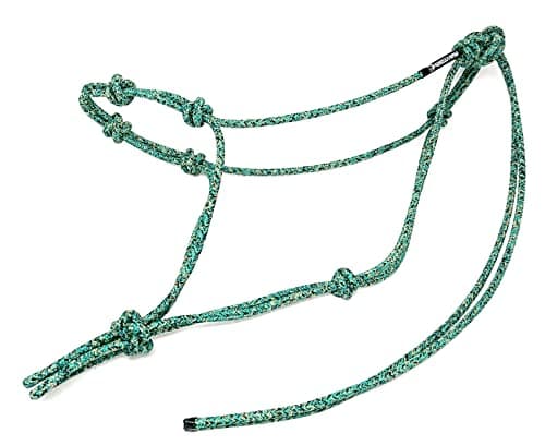 Double Diamond Rope Halter (burgundy-beige-black) - equiwal.eu