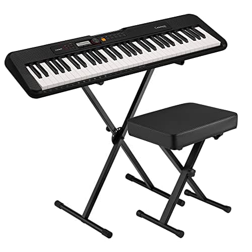 Casio CB30BK Adjustable Digital Piano Bench (Black)