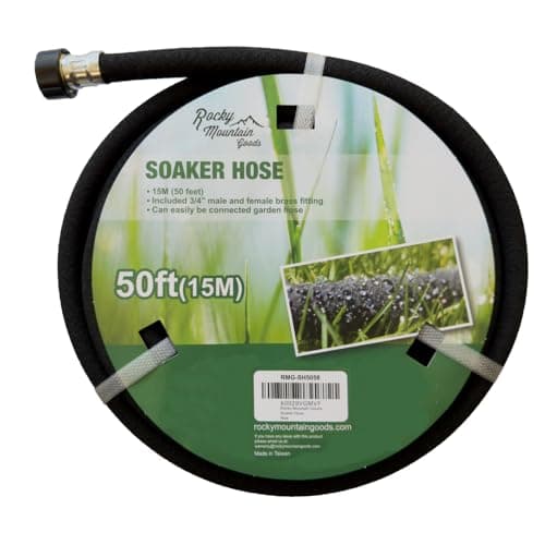 Amazon.com: Rocky Mountain Goods Soaker Flat Soaker Hose 100 Ft - 2 ...