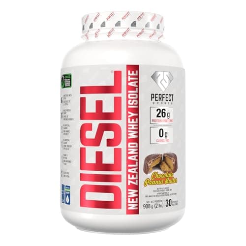 Perfect Sports DIESEL New Zealand Whey Protein Isolate 2lbs (Chocolate