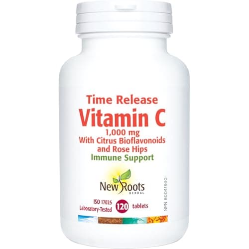 New Roots Time Release Vitamin C 1000 with Bioflavonoids & Rose Hips 2