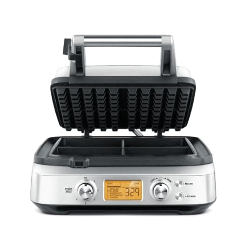 Breville The Smart Waffle Pro 4 Slice Waffle Maker, Silver – Nella Cutlery