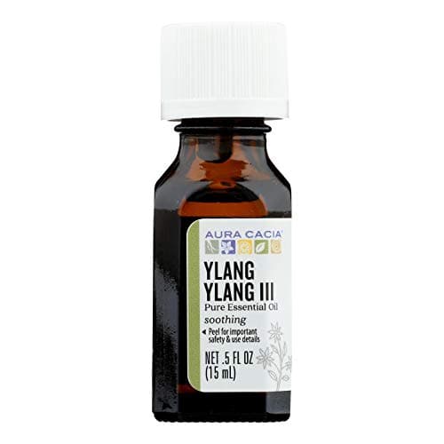 Aura Cacia 100% Pure Essential Oil Ylang Ylang III 0.5 fl oz Liquid ...