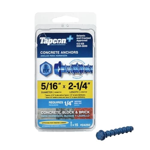 Tapcon Steel Concrete Wedge Anchor