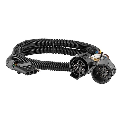 Curt T-connector Vehicle Wiring Harness With 4-pole Flat Trailer Connector