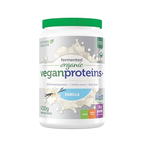 Genuine Health - Fermented Organic Vegan Protein Powder - Vanilla
