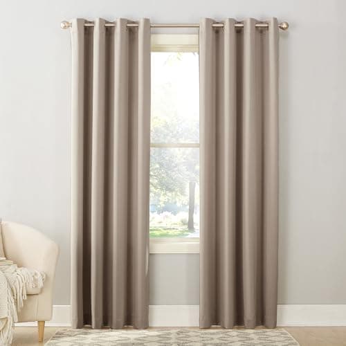 Sun Zero Barrow Energy Efficient Grommet Curtain Panel